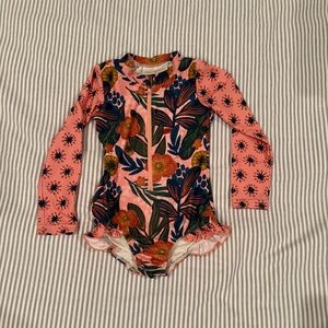 Oopsie Daisy Rashguard Swimsuit (4y)